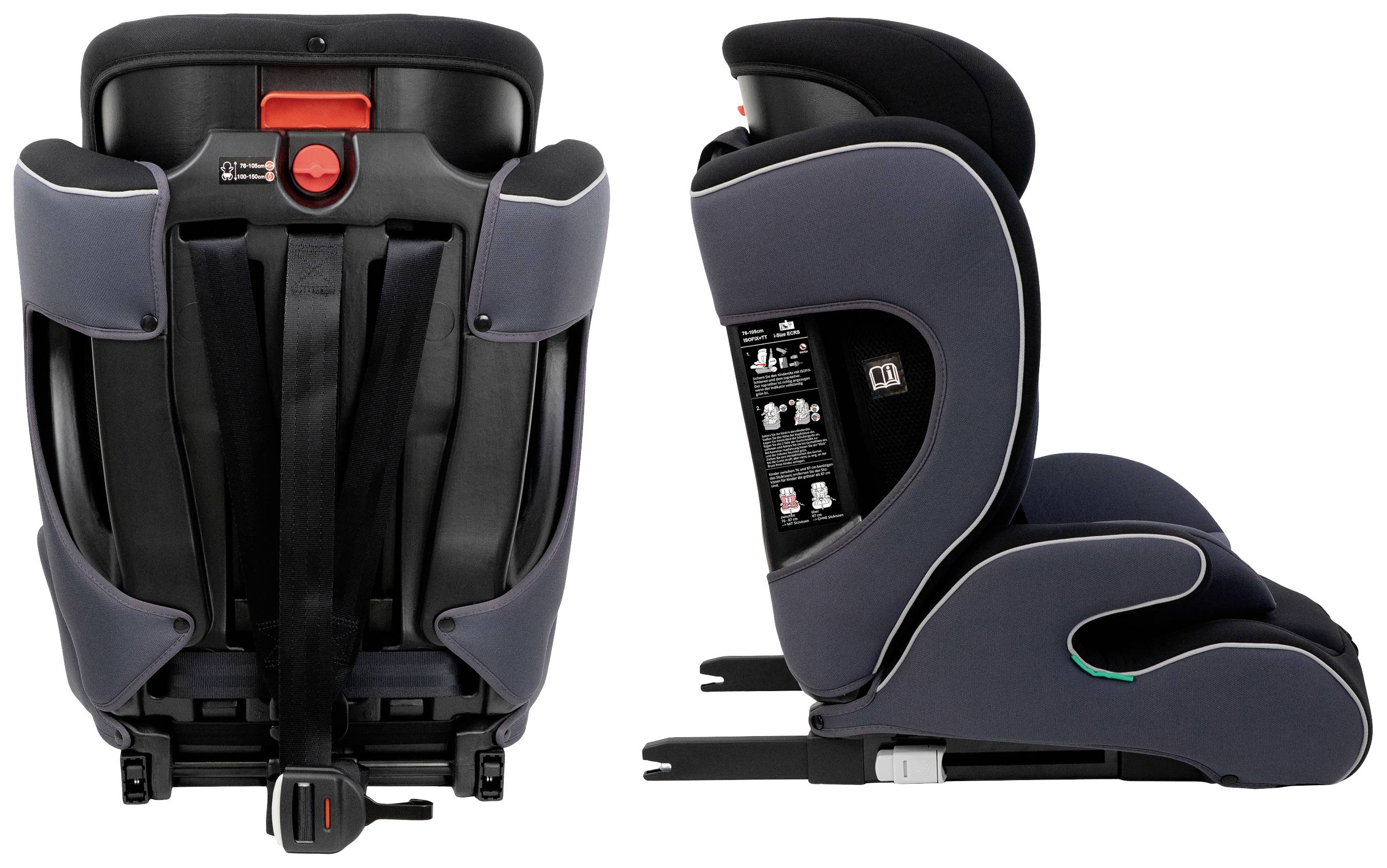 Petex Supreme Plus 1151 ISOFIX schwarz HDPE nach ECE R129 Kindersitz Schwarz