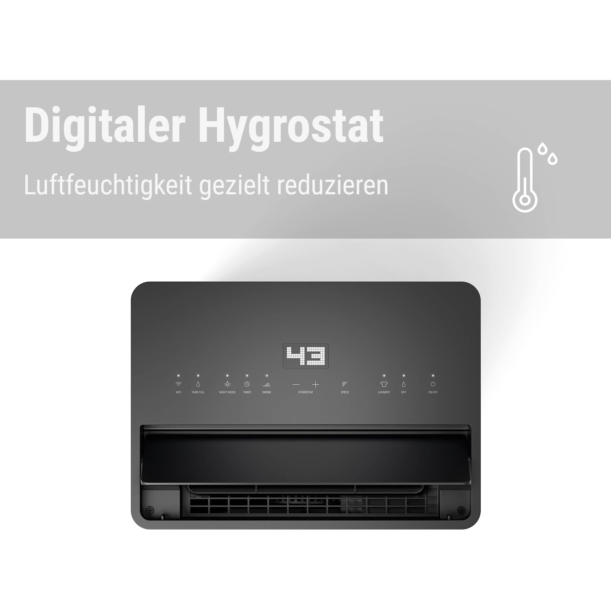 Stadler Form Lukas Luftentfeuchter 70m² 0.83 l/h Weiß