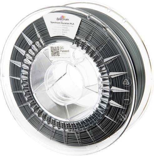 Spectrum Filaments 80919 Huracan PLA ANTHRACITE GREY Filament PLA Highspeed Filament, Erhöhte Extru