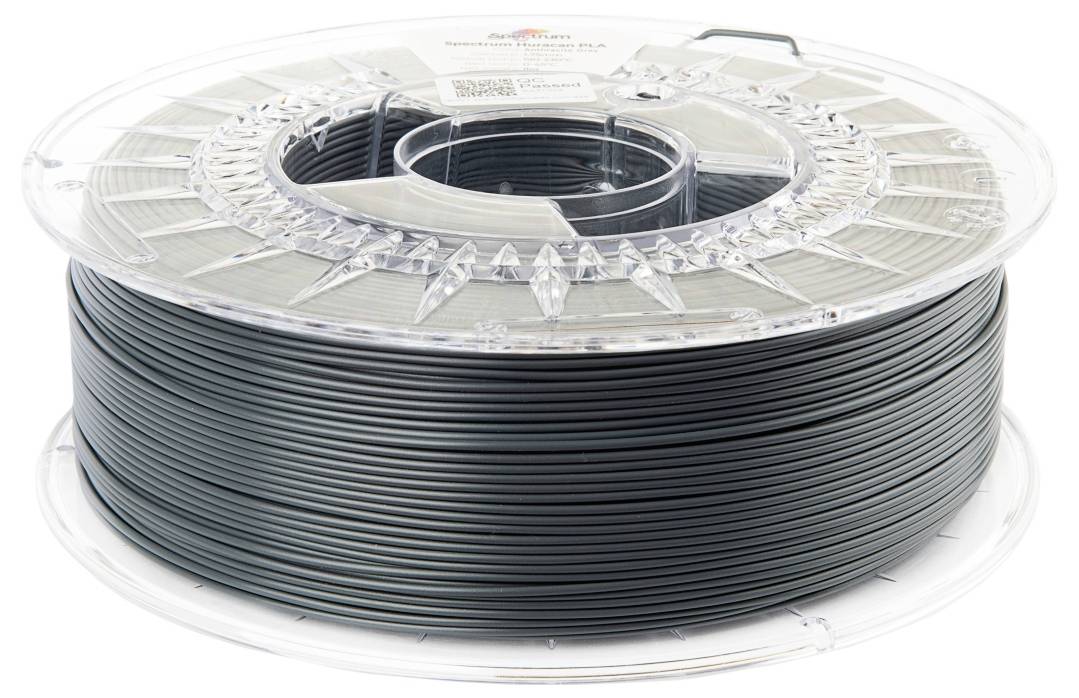 Spectrum Filaments 80919 Huracan PLA ANTHRACITE GREY Filament PLA Highspeed Filament, Erhöhte Extru