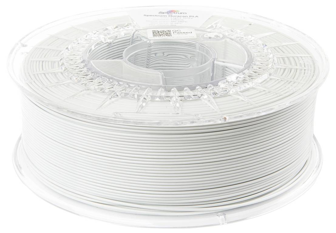 Spectrum Filaments 80924 Huracan PLA LIGHT GREY Filament PLA Highspeed Filament, Erhöhte Extrusions