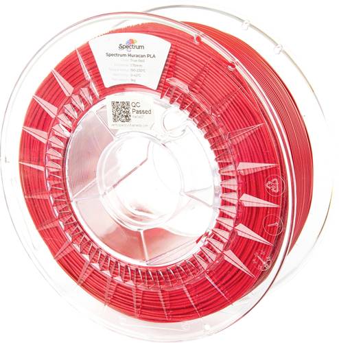 Spectrum Filaments 80931 Huracan PLA TRUE RED Filament PLA Highspeed Filament, Erhöhte Extrusionsra