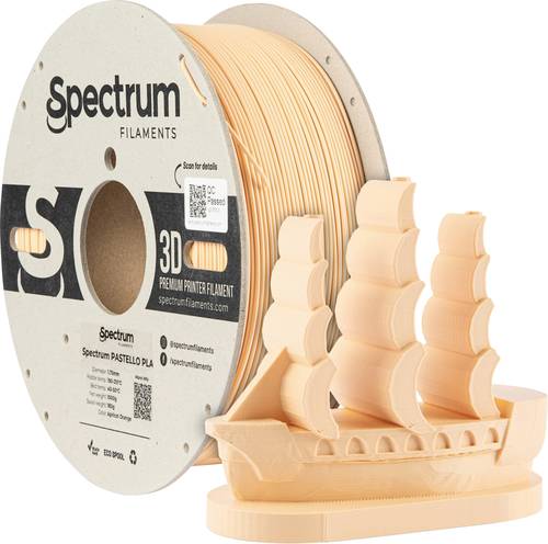 Spectrum Filaments 80708 Pastello PLA Filament PLA Matt 1.75 mm 1000 g apricot orange, Orange, Past