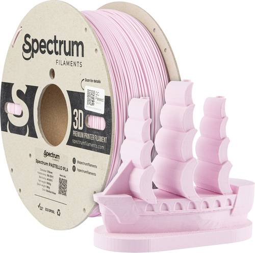 Spectrum Filaments 80706 Pastello PLA Filament PLA Matt 1.75 mm 1000 g bonbon rose, Rose, Pastell 1