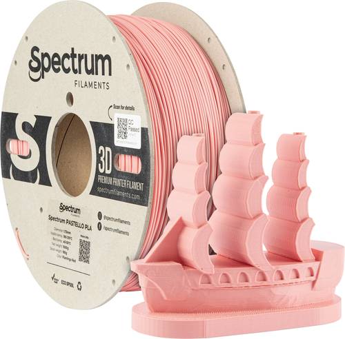 Spectrum Filaments 80730 Pastello PLA Filament PLA Matt 1.75 mm 1000 g flamingo red, Rot, Pastell 1