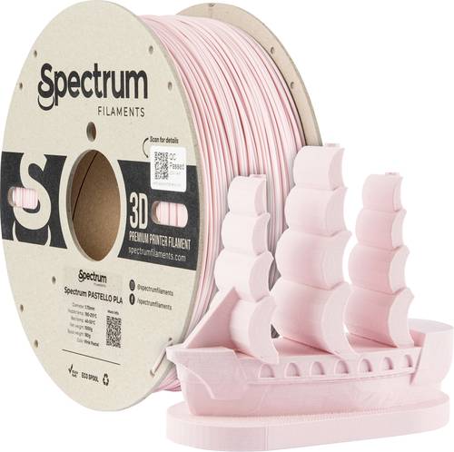Spectrum Filaments 80709 Pastello PLA Filament PLA Matt 1.75 mm 1000 g pink pastel, Pink, Pastell 1
