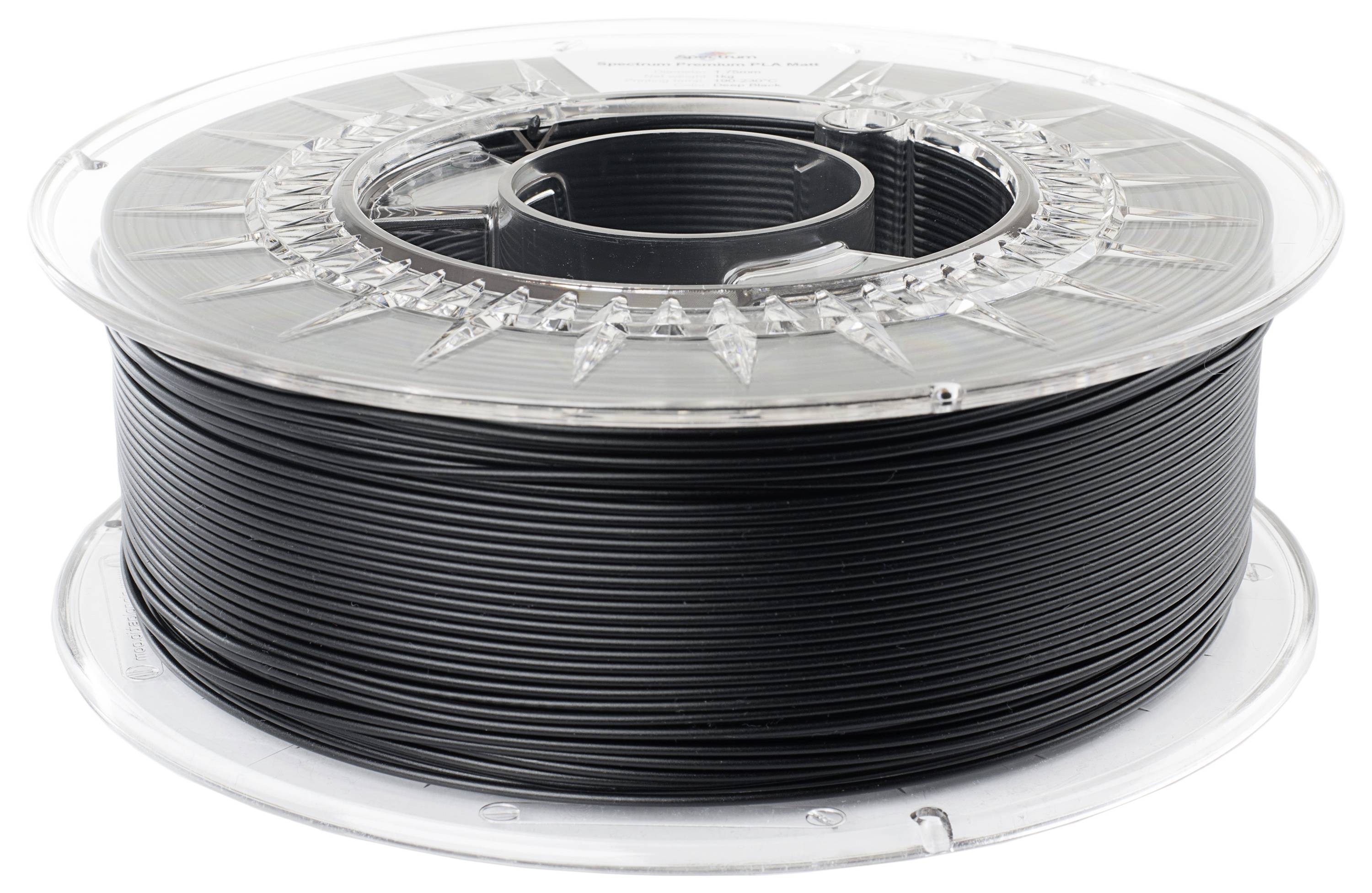 Spectrum Filaments 80236 PLA MATT Filament PLA Matt Matt 1.75 mm 1000 g Deep Black, Schwarz (matt)