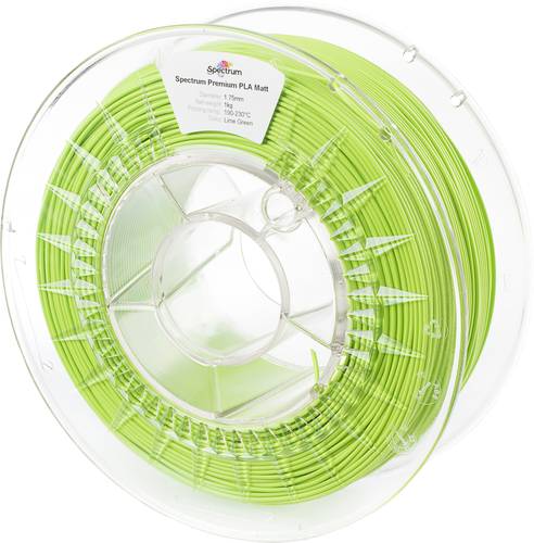 Spectrum Filaments 80241 PLA MATT Filament PLA Matt Matt 1.75 mm 1000 g lime green, Grün (matt) 1 S