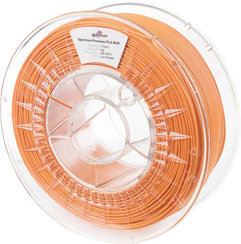 Spectrum Filaments 80239 PLA MATT Filament PLA Matt Matt 1.75 mm 1000 g lion orange, Orange (matt)