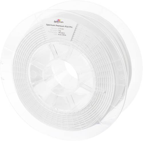 Spectrum Filaments 80113 PLA Pro Filament PLA Pro schlagfest 1.75mm 1000g arctic white, Weiß 1St.