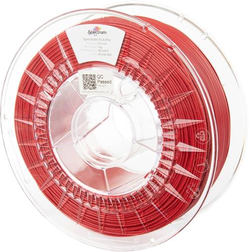 Spectrum Filaments 80112 PLA Pro Filament PLA Pro schlagfest 1.75 mm 1000 g bloody red, Rot, Blutro