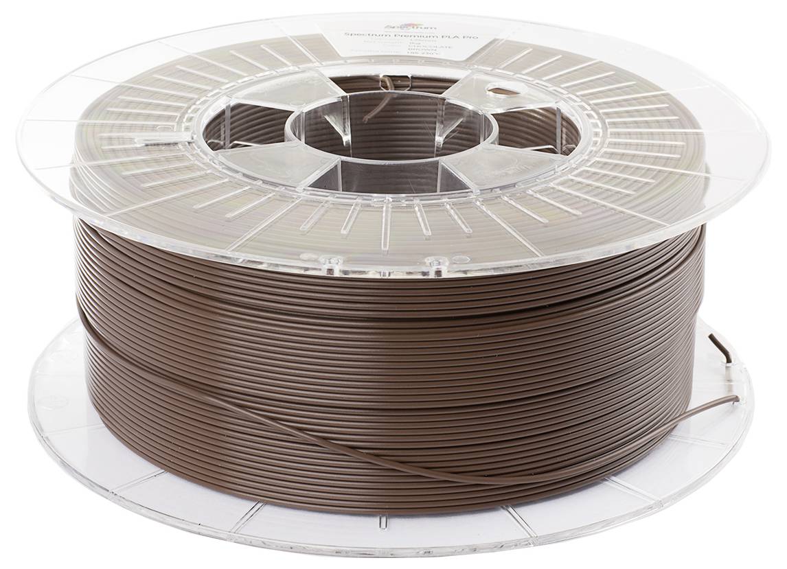 Spectrum Filaments 80420 PLA Pro Filament PLA Pro schlagfest 1.75mm 1000g chocolate brown, Braun 1St.