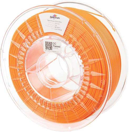 Spectrum Filaments 80101 PLA Pro Filament PLA Pro schlagfest 1.75 mm 1000 g lion orange, Orange 1 S
