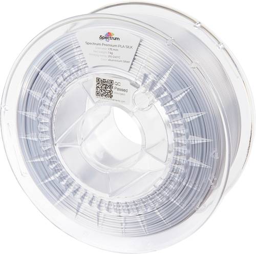 Spectrum Filaments 80446 PLA SILK Filament PLA-Seide Seidig glänzend 1.75mm 1000 Aluminium Silver, Silber 1St.