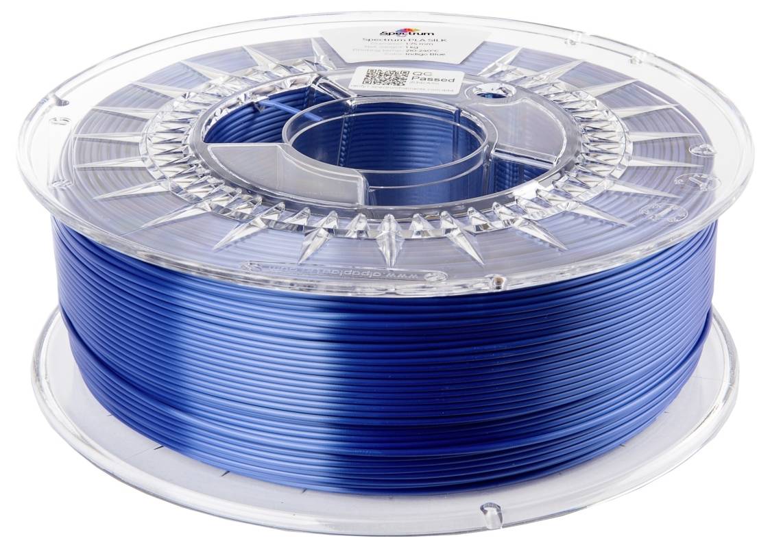 Spectrum Filaments 80445 PLA SILK Filament PLA-Seide Seidig glänzend 1.75 mm 1000 g Indigo Blue, In