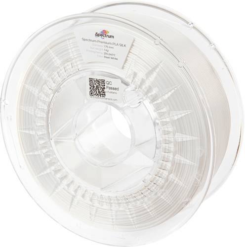Spectrum Filaments 80448 PLA SILK Filament PLA-Seide Seidig glänzend 1.75 mm 1000 g Pearl White, We