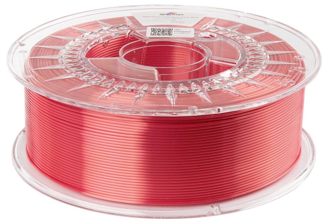 Spectrum Filaments 80443 PLA SILK Filament PLA-Seide Seidig glänzend 1.75 mm 1000 g Ruby Red, Rot 1