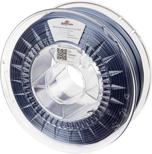 Spectrum Filaments 80265 PLA SILK Filament PLA-Seide Seidig glänzend 1.75 mm 1000 g Sapphire Blue