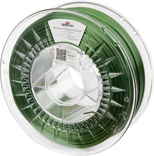 Spectrum Filaments 80266 PLA SILK Filament PLA-Seide Seidig glänzend 1.75mm 1000g Tropical Green, Grün 1St.