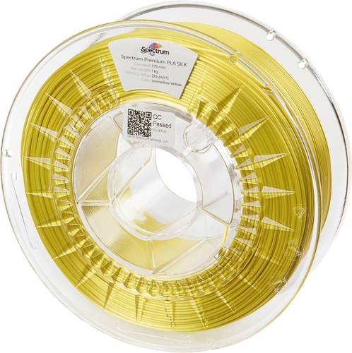 Spectrum Filaments 80267 PLA SILK Filament PLA-Seide Seidig glänzend 1.75 mm 1000 g Unmellow Yellow