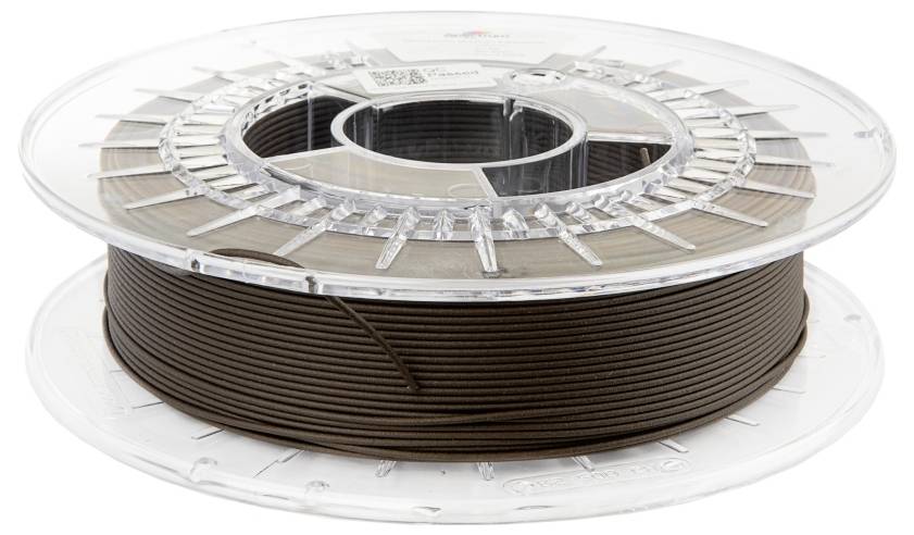 Spectrum Filaments 80322 WOOD Filament PLA Compound Holzähnliche Optik, Gute Lackhaftung, Leicht zu schleifen 1.75mm 500g Ebony