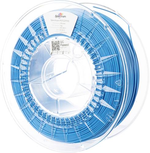 Spectrum Filaments 80745 PET-G/PTFE Filament PETG/PTFE chemisch beständig 1.75 mm 1000 g Light Blue