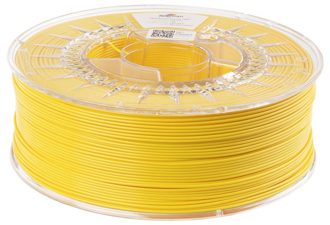 Spectrum Filaments 80094smart ABS Filament ABS schlagfest 1.75mm 1000g bahama yellow, Gelb 1St.
