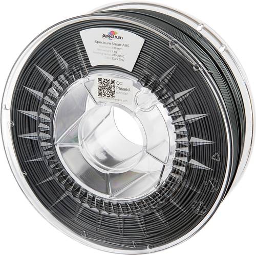 Spectrum Filaments 80096 smart ABS Filament ABS schlagfest 1.75 mm 1000 g Dark-Grey, Dunkelgrau, Gr