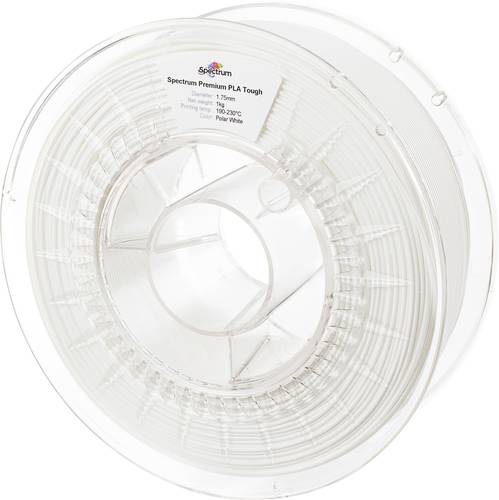 Spectrum Filaments 80195 PLA Tough Filament Tough PLA schlagfest 1.75 mm 1000 g polar white, Polarw