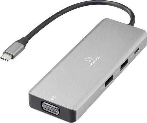 Renkforce USB-C® Dockingstation RF-DKS-906 Passend für Marke Dockingstations: Universal Unterstütz