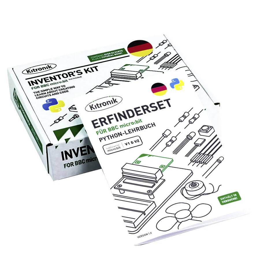 KITRONIK micro:bit Inventors Kit - Python version 5669-DE BBC micro:bit, Basteln, Elektrische Stromkreise, Elektronik, Halbleiter