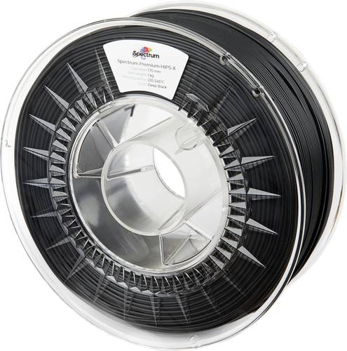 Spectrum 3D Filament / HIPS-X / ? 1.75 mm / Deep Black / Black / 1 kg
