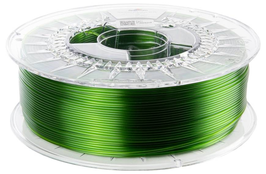 Spectrum Filaments 80735 Premium PCTG Filament PCTG chemisch beständig, geruchsarm 1.75mm 1000g Transparent Green, Grün 1St.