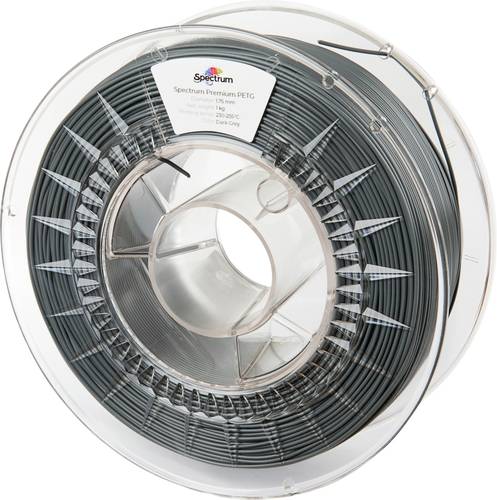 Spectrum Filaments 80310 PETG Premium Filament 1.75mm 1Kg Dark Grey