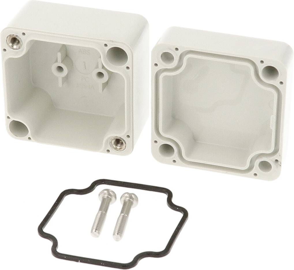 Hammond Electronics 1555AGY Universal-Gehäuse 52 x 50 x 40 ABS Grau 1St.