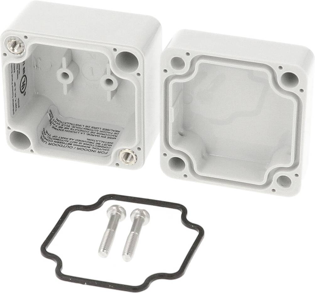 Hammond Electronics 1555A2GY Universal-Gehäuse 52 x 50 x 40 Polycarbonat Grau 1St.