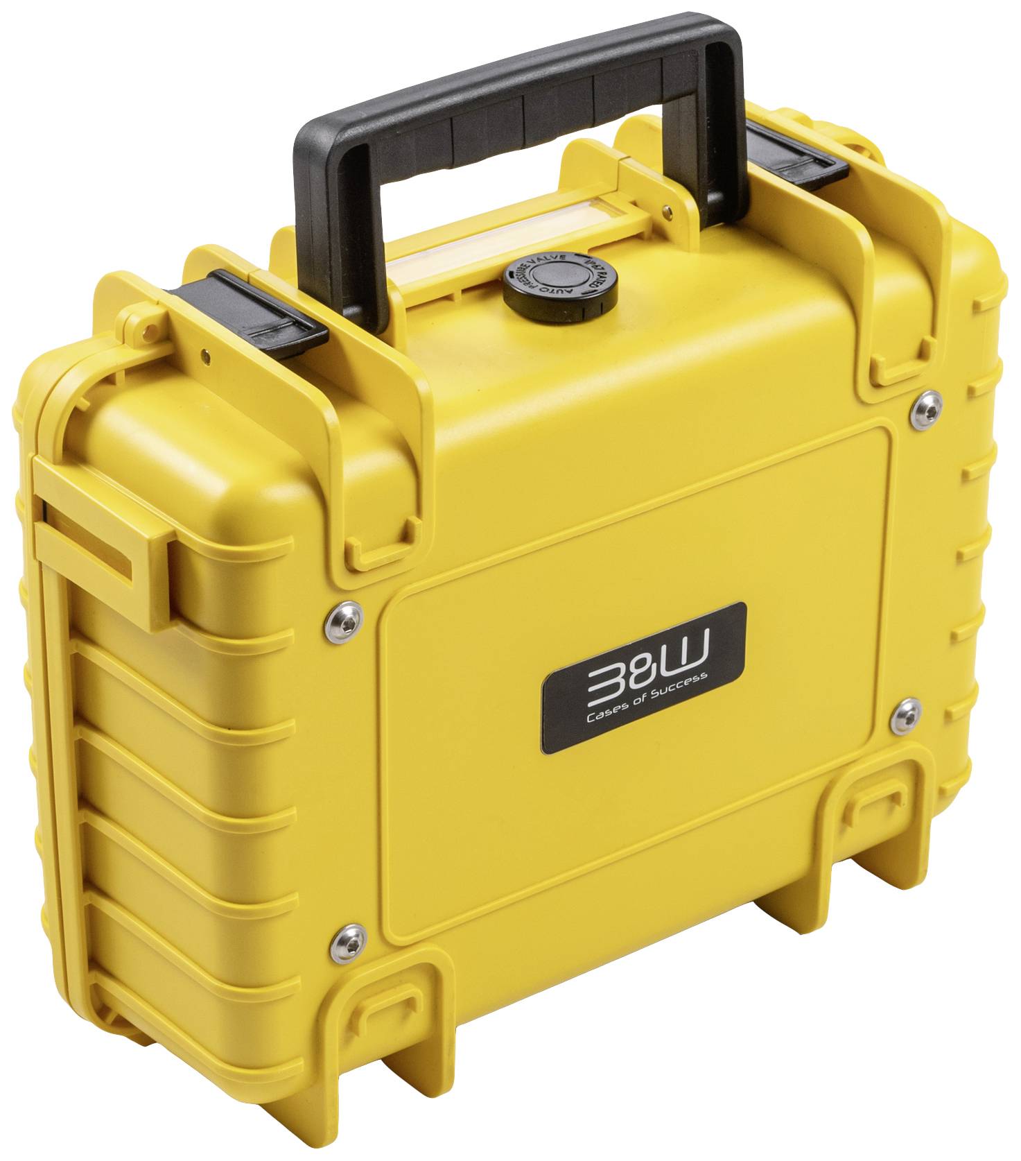 B & W International Akku-Transportkoffer BATTERY.CASE 908.08 (B x H x T) 270 x 215 x 105mm Gelb/Schwarz PP.41.Y.908