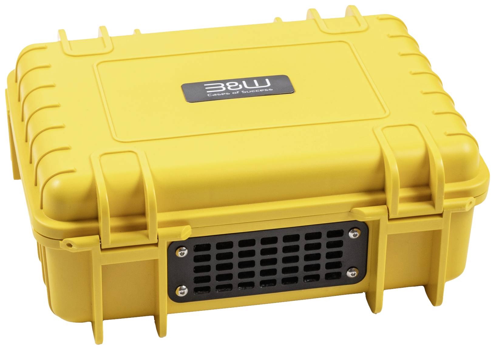 B & W International Akku-Transportkoffer BATTERY.CASE 908.08 (B x H x T) 270 x 215 x 105mm Gelb/Schwarz PP.41.Y.908