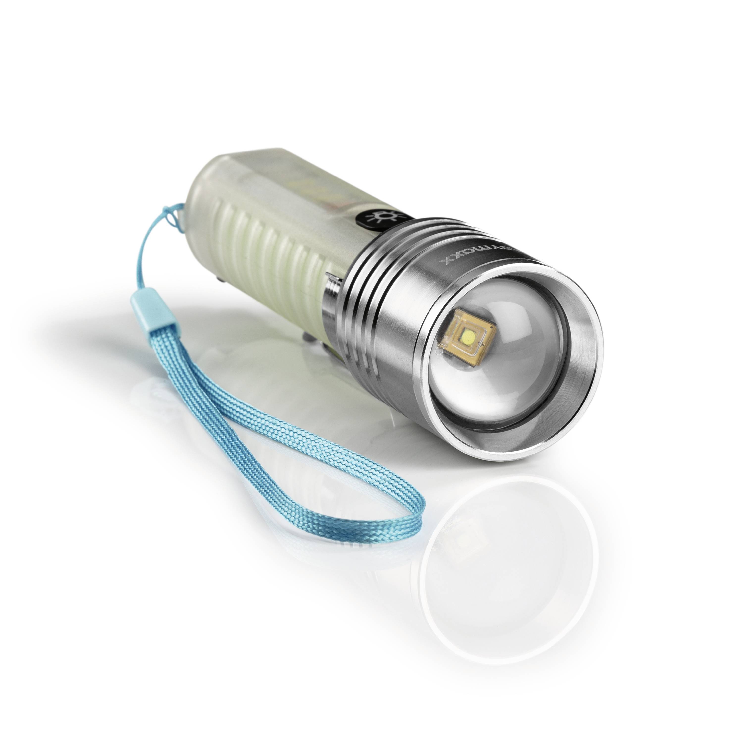 Easymaxx Security LED 5V LED Taschenlampe akkubetrieben 500lm 120g