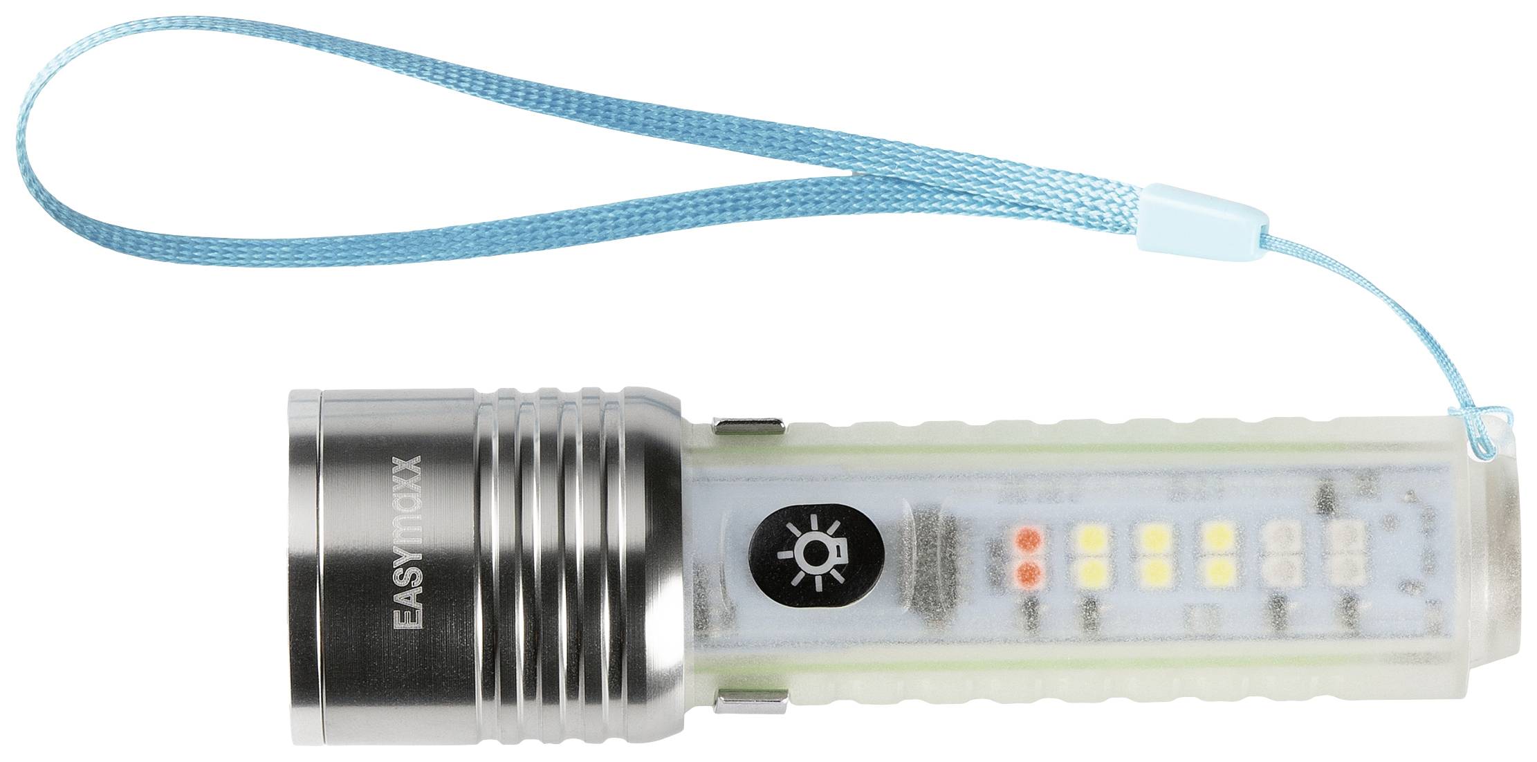 Easymaxx Security LED 5V LED Taschenlampe akkubetrieben 500lm 120g