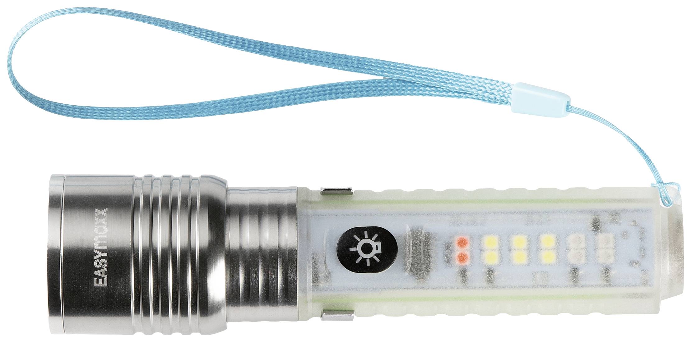 Easymaxx Security LED 5V LED Taschenlampe akkubetrieben 500lm 120g
