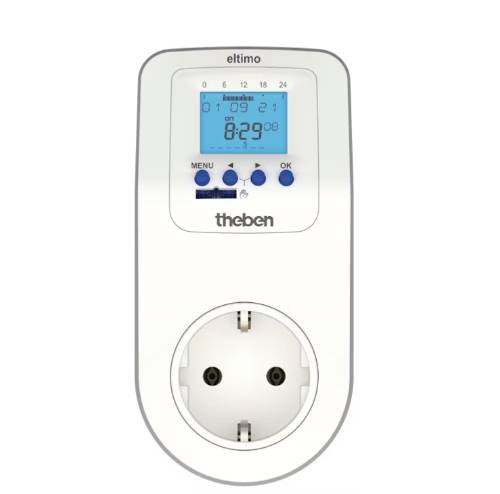 Theben 0200130 Zeitschaltuhr digital Wochenprogramm 2600W Displaybeleuchtung, Timer-Funktion, Programmierfunktion