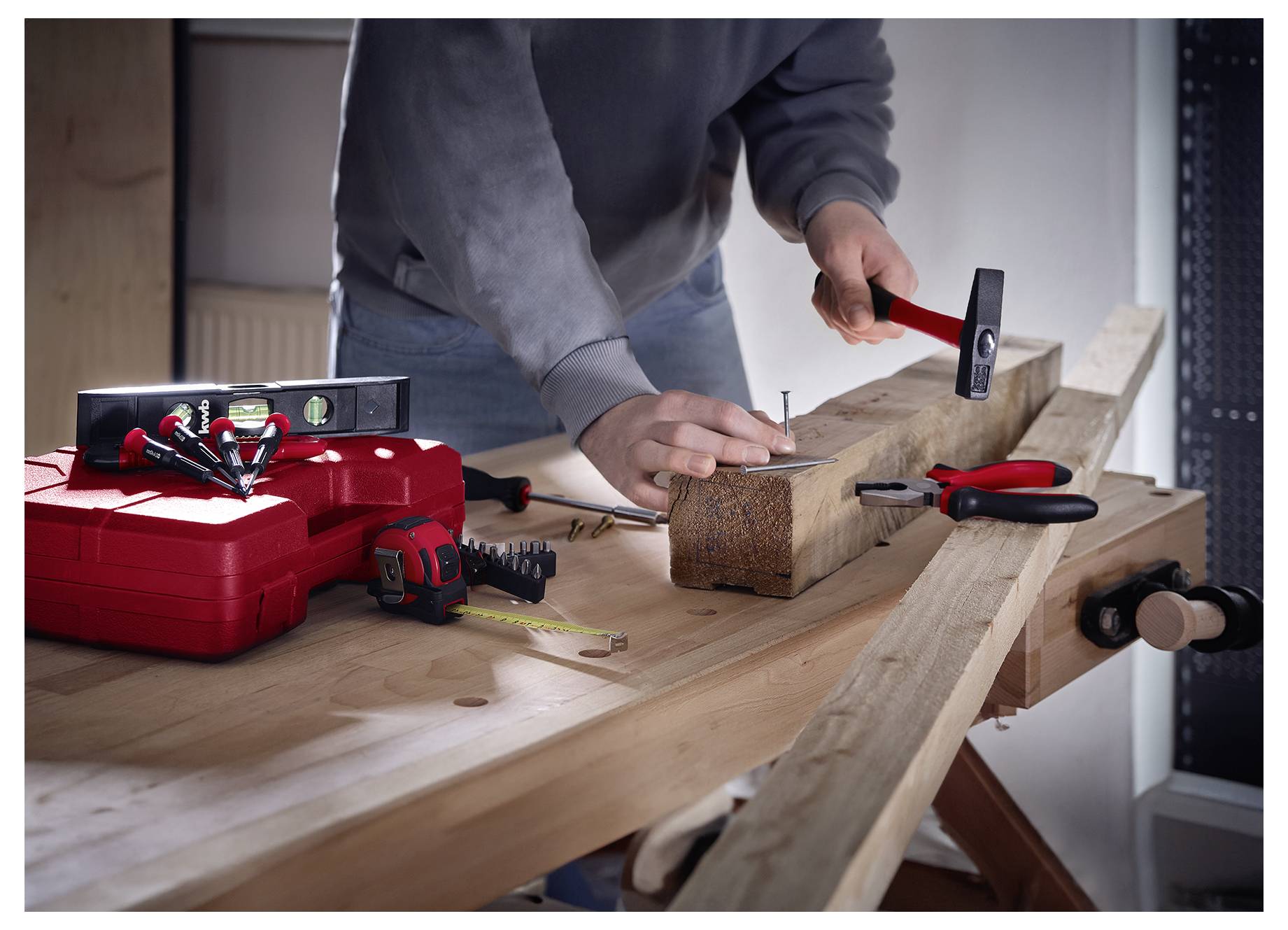 Kwb 370610 Werkzeugkoffer bestückt 35teilig (B x H x T) 31.5 x 24 x 8.3cm