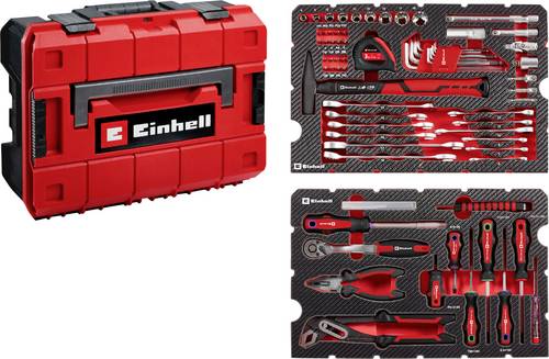 Einhell 80-tlg. Werkzeugkoffer Universal 370570 Werkzeugkoffer bestückt 80teilig (B x H x T) 44.4 x