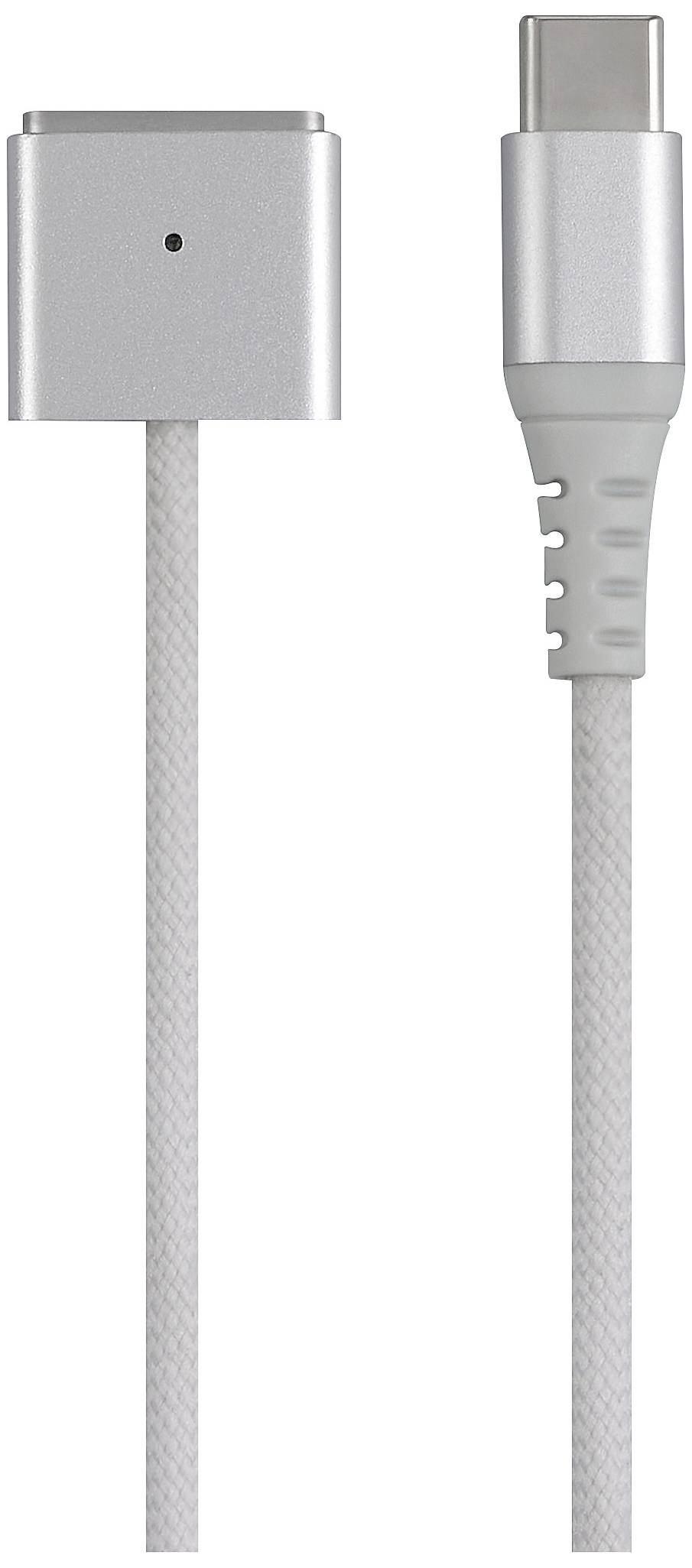 Renkforce USB-Ladekabel USB-C®, Magsafe 3 1.00m Weiß magnetischer Stecker RF-6437914