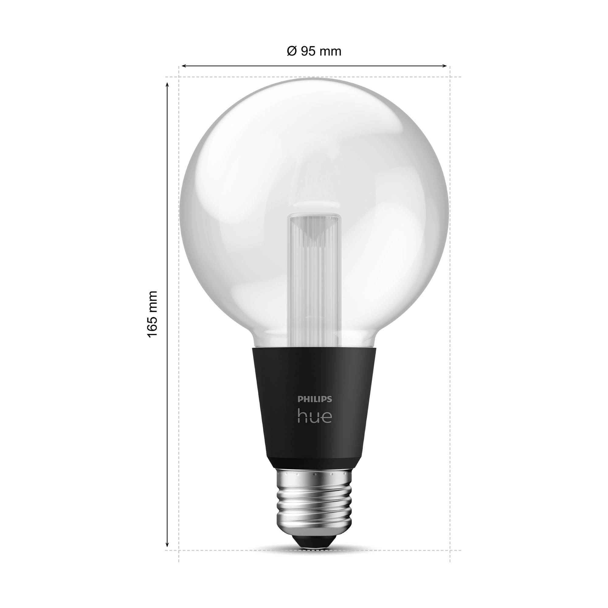 Philips Hue LED-Leuchtmittel 929003151101 EEK: G (A - G) Hue LG G95 E27 6.8W