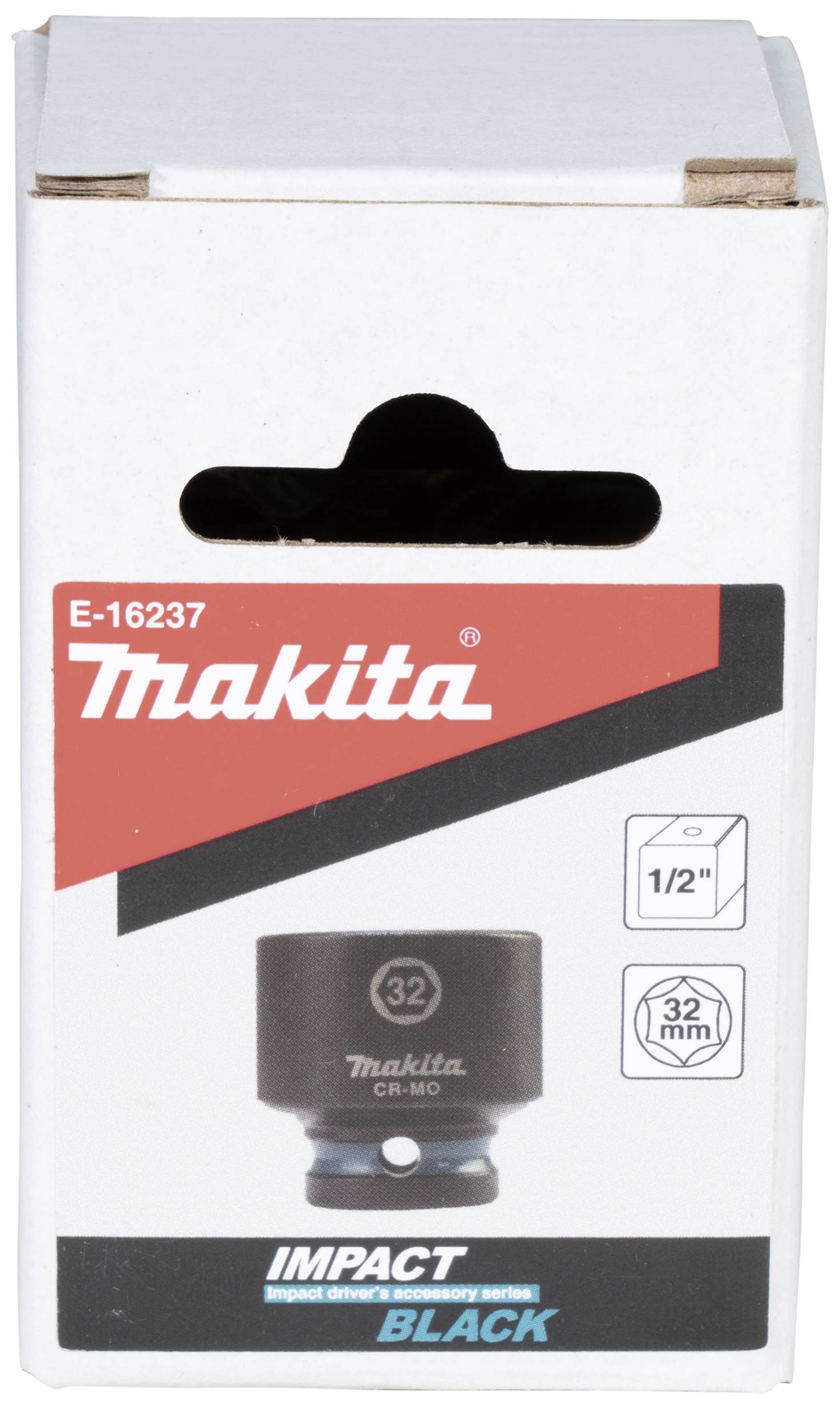 Makita E-16237 Schlagschrauber-Steckschlüsseleinsatz 32mm 1/2" 1 Stück