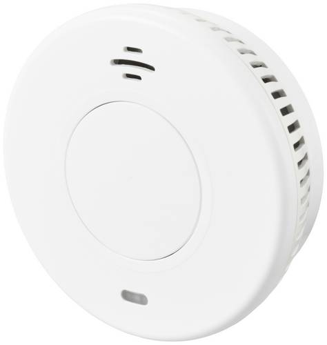 Sygonix SY-6438012 Wireless smoke detector network battery Ø105x36...