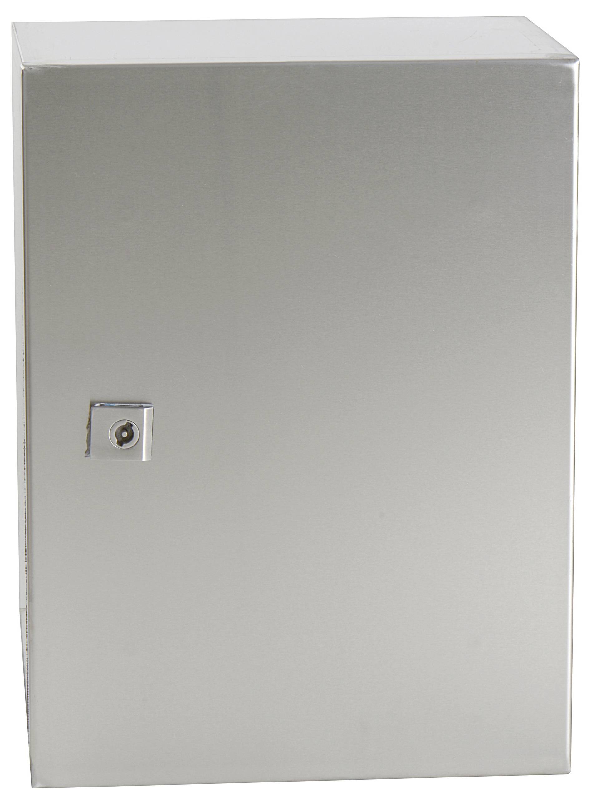 TRU COMPONENTS TC-SS403020 Schaltschrank 300 x 400 x 200 Edelstahl Lichtgrau 1St.