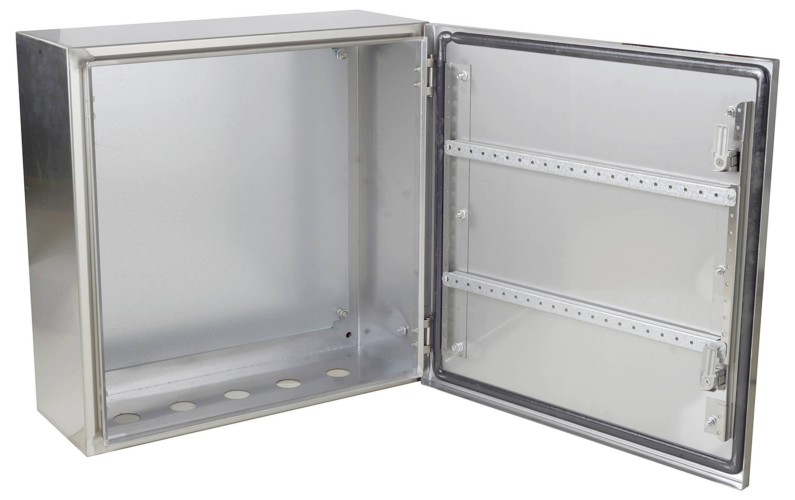 TRU COMPONENTS TC-SS505020 Schaltschrank 500 x 500 x 200 Edelstahl Lichtgrau 1St.